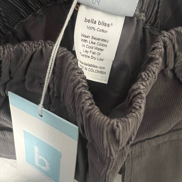 Bella Bliss Boys Bundle of (3) Plaid Overalls & 2 Corduroy Pants Size 2 Cotton - Picture 4 of 11